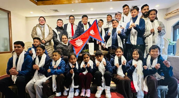 तेक्वान्दो टोली चीन जाँदै