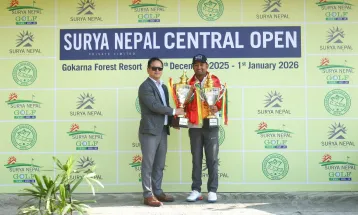 राहुल सूर्य नेपाल सेन्ट्रल ओपनको उपाधि रक्षा गर्न सफल, प्रो जयराम १४ स्ट्रोकले पराजित
