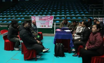 केएनपी नेरोलेक राष्ट्रिय महिला भलिबलको तयारी पूरा