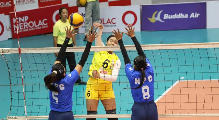 राष्ट्रिय महिला भलिबल : न्यु डायमन्ड अपराजित