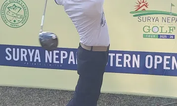 सूर्य नेपाल इस्टर्न ओपन सुरू, नेपाल नम्बर एक गल्फर निरजलाई ३ स्ट्रोकको अग्रता