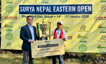 निरजद्वारा सूर्य नेपाल इस्टर्न ओपनको उपाधि रक्षा