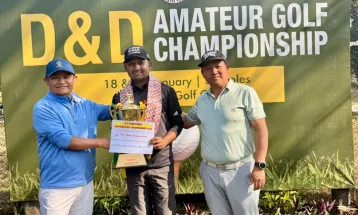 राहुललाई डीएन्डडी एमेच्योर गल्फ च्याम्पियनसिपको उपाधि