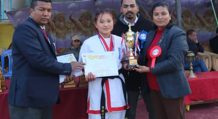 प्रथम स्वयम्भू एकायन कराते प्रतियोगिता २०८२ सम्पन्न