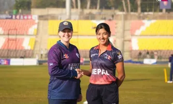 स्कटल्यान्डविरुद्धको खेलमा नेपालले टस जित्यो