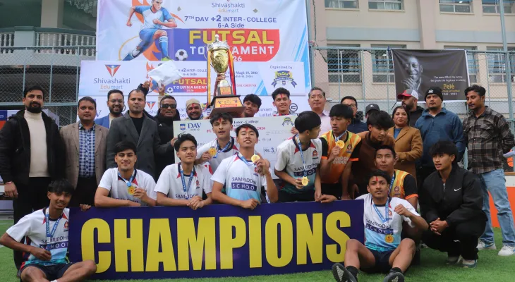 समृद्धिलाई डिएभी फुटसल उपाधि