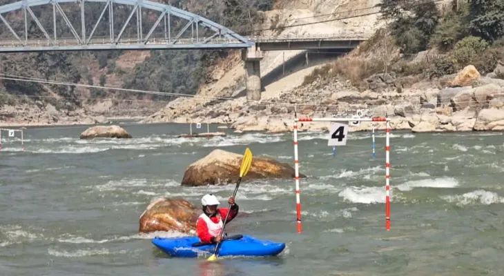स्लालोममा माझी र स्प्रिन्टमा नेपाल ¥याफ्ट एण्ड कायक क्लब प्रथम