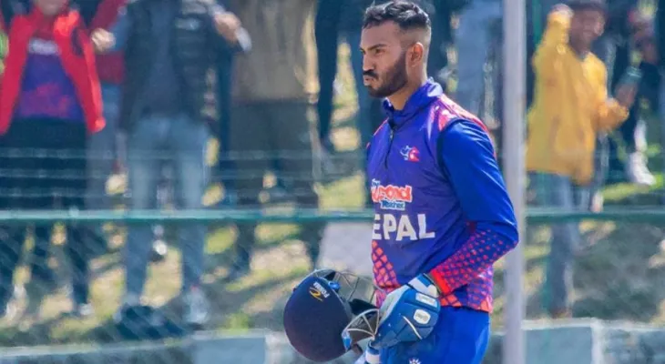 नेपाललाई दोस्रो झट्का, आसिफ शेख रनआउट