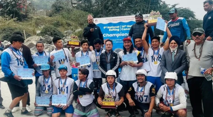 नेपाल राफ्टिङ एण्ड कायक क्लब फिस्लिङ ‘ए’ प्रथम, कायकमा विजय माझी च्याम्पियन