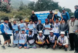 नेपाल राफ्टिङ एण्ड कायक क्लब फिस्लिङ ‘ए’ प्रथम, कायकमा विजय माझी च्याम्पियन