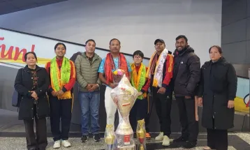 वादोरियो कराते टोलीको स्वागत