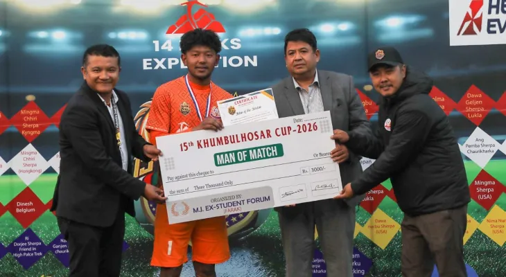 ल्होसार कपमा खुम्बुलाई सफलता