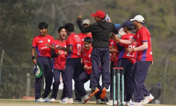 प्रधानमन्त्री कप जिल्ला छनोट: क्रिकेट एक्सिलेन्स सेन्टरको विशाल जित