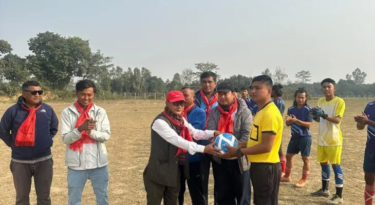 फुटवल प्रतियोगितामार्फत निर्वाचन आचारसंहिता उल्लंघन गरेको आरोप