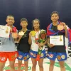 Sushma Chaudhary and Puskardev Malla Win Gold at 6th Kun Khmer World Championship
