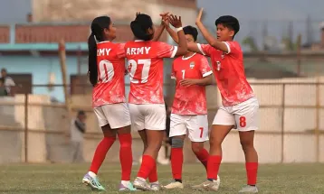 एन्फा महिला च्याम्पियनसिप: आर्मीको फराकिलो जित, सेमिफाइनलमा स्थान सुरक्षित