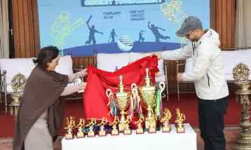 मातृभूमि यु–१४ क्रिकेटको उद्घाटन