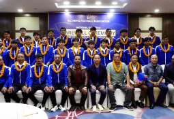 Nepal U-20 Men’s Team Departs for SAFF Championship in Maldives