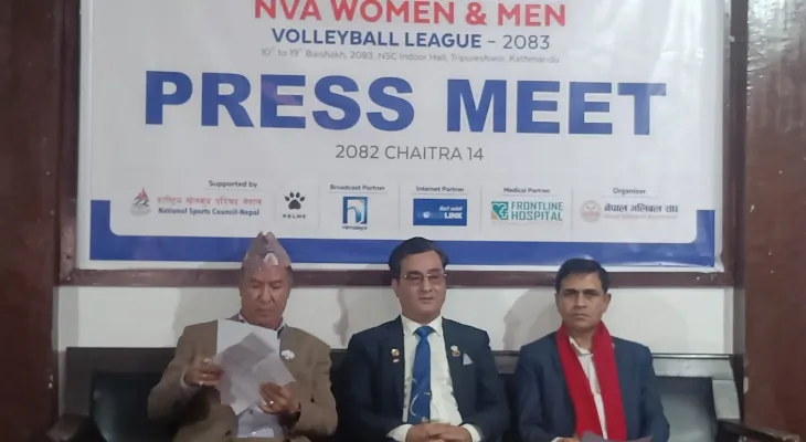 प्रधानमन्त्री एनभिए भलिबल लिग वैशाख १० देखि त्रिपुरेश्वरमा हुने