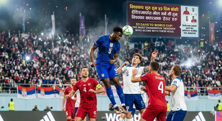 विश्वकप सुरु हुन ५३ दिन बाँकी: हेडिङमार्फत गोल गर्ने यी हुन् विश्वका खतरनाक 'हेडर' हरू