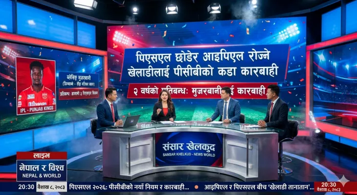 पीसीबीको कडा कदम: आईपीएलका लागि पिएसएल छोड्ने खेलाडीलाई २ वर्षको प्रतिबन्ध, मुजरबानी परे कारबाहीमा