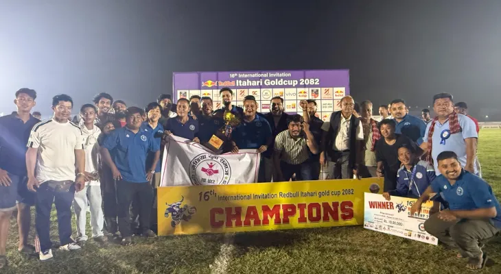 इटहरी गोल्डकपको उपाधि गछिया युवा समाजलाई