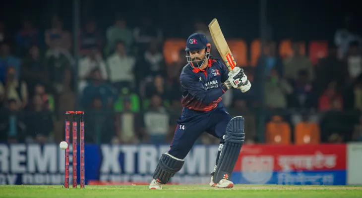 Kushal Bhurtel’s Blazing Half-Century Puts Nepal in Control Against UAE