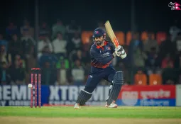 Kushal Bhurtel’s Blazing Half-Century Puts Nepal in Control Against UAE