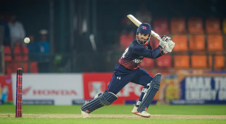 Kushal Bhurtel Shines as Nepal Thrashes UAE by 8 Wickets to Level T20I Series