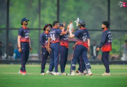 Nepal ‘A’ Crushes Oman by 115 Runs in Second Practice Match to Level Series