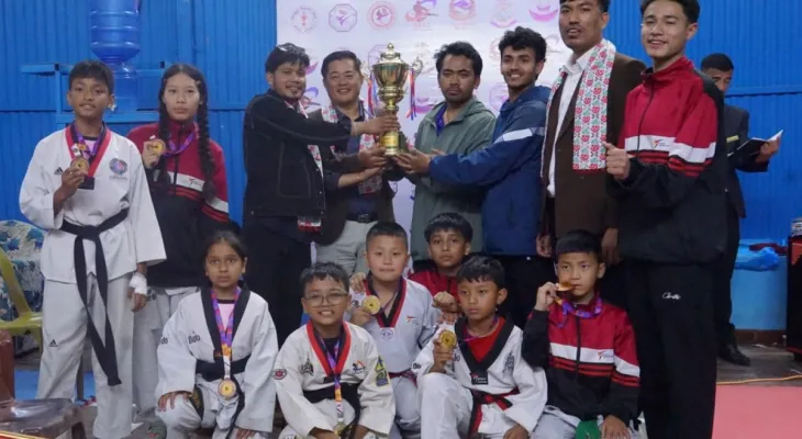 एसकेबीसी काठमाडौं जिल्ला आमन्त्रण तेक्वान्दो प्रतियोगिता : लैनचौर टिम च्याम्पियन