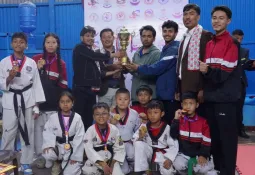 एसकेबीसी काठमाडौं जिल्ला आमन्त्रण तेक्वान्दो प्रतियोगिता : लैनचौर टिम च्याम्पियन