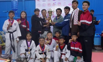 एसकेबीसी काठमाडौं जिल्ला आमन्त्रण तेक्वान्दो प्रतियोगिता : लैनचौर टिम च्याम्पियन
