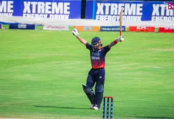 ICC Men’s Cup League 2: Bhurtel’s Century Powers Nepal to Dominate 9-Wicket Victory Over USA