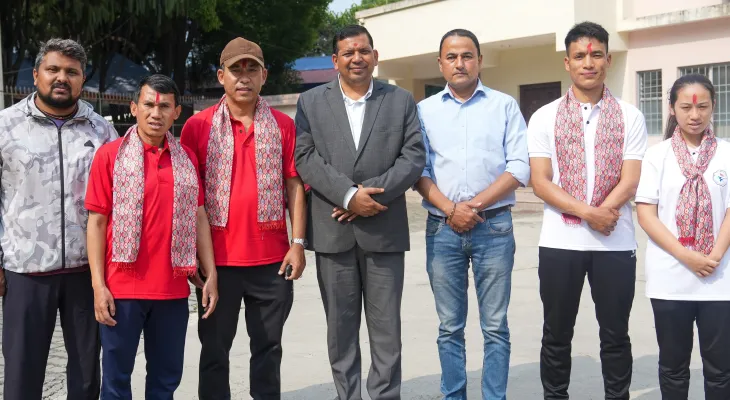 पारा तेक्वान्दो टोली मंगोलिया जाँदै