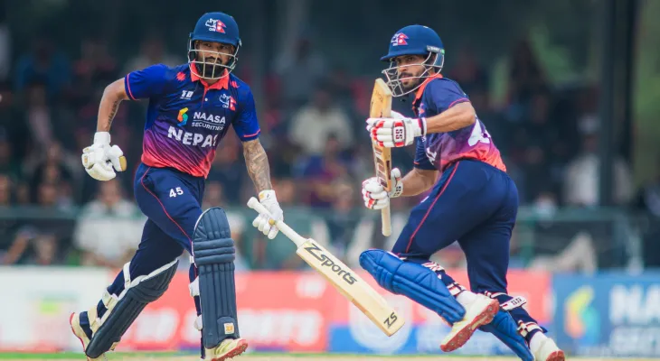 Record-Breaking Nepal Post Monstrous 317-Run Target Against USA in ICC League 2