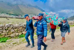 American Tenzing Hillary Everest Marathon Participant Rescued in Solukhumbu Due to Altitude Sickness