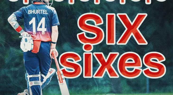 Nepali Batter Kushal Bhurtel Smashes 6 Sixes in an Over, Scripting Cricket History