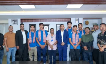 Nepali Team Departs for 8th Asian University Basketball Championship in China