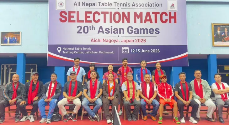 National Table Tennis Selection for 20th Asian Games Concludes; 6 Players Secured Spots